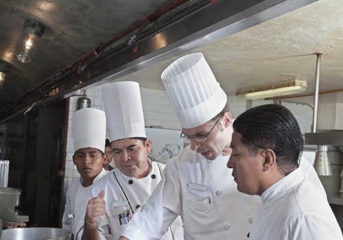 What is the typical career path for a chef?